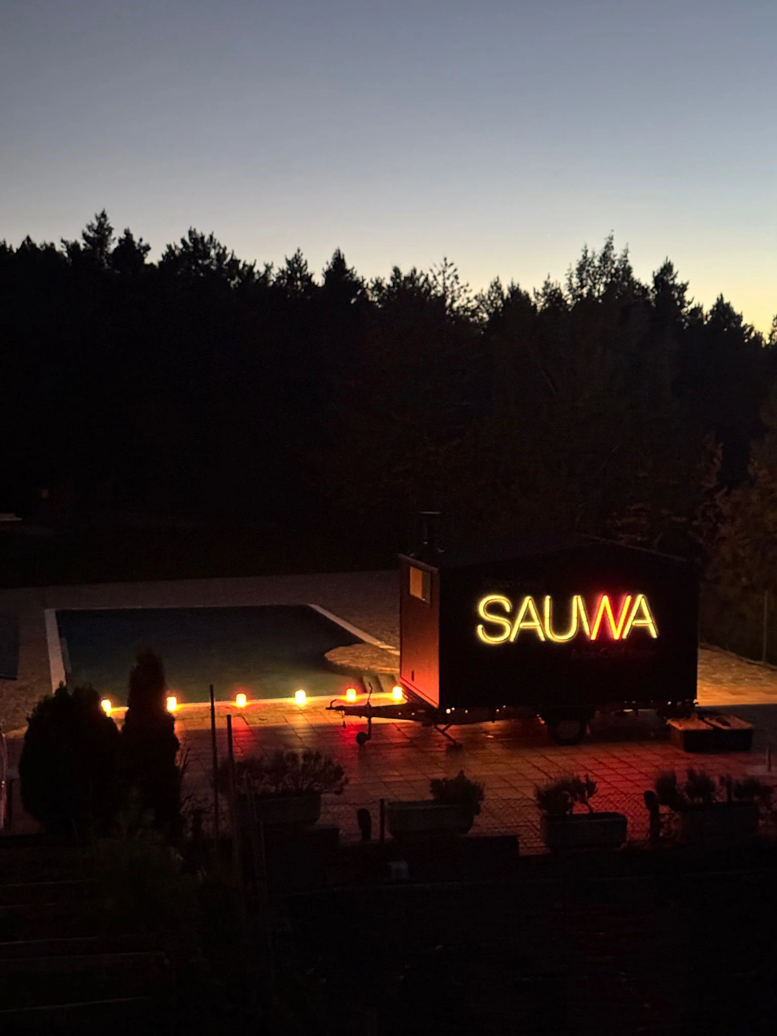 SAUWA premium installation in natural environment